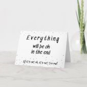 万事うまくいく カード (正面)