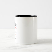 万事が一緒に運ぶ ツートーンマグカップ (中央)