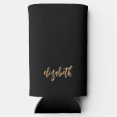 万事と相性が良パーソナライズされたい スリム缶クーラー (裏面)