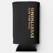 万事と相性が良パーソナライズされたい スリム缶クーラー (正面)