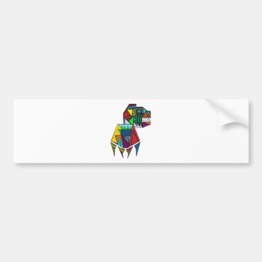 万事に耐える バンパーステッカー (正面)