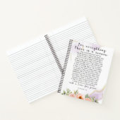 万事のために、エクレシアステス3:1-8 ノートブック (内部)