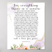 万事のために、エクレシアステス3:1-8 ポスター (正面)