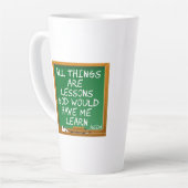 万事は神の教え学だ カフェラテマグ (左アングル)