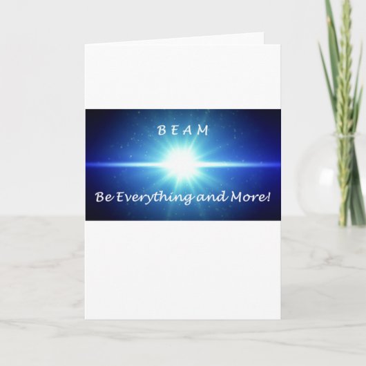 万事を尽くせグリーティングカー カード (正面)