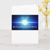 万事を尽くせグリーティングカー カード (黄色い花)