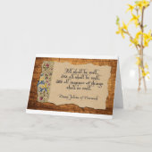 万事好都合 カード (黄色い花)