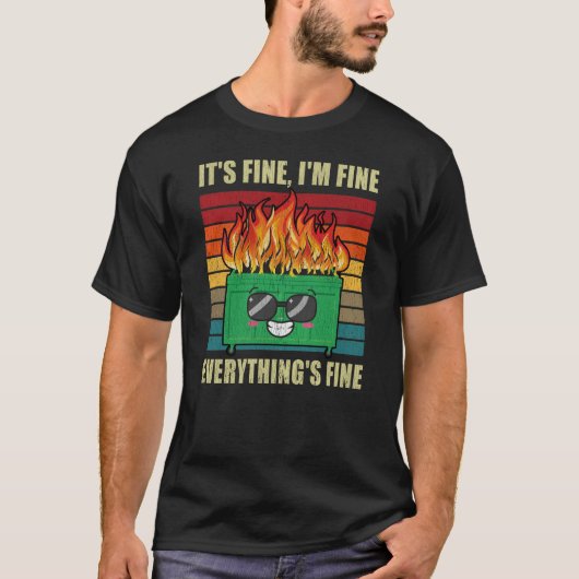 万事燃え素晴らし立つ Tシャツ (正面)