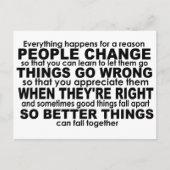 万事理を存す感動的 ポストカード (正面)