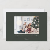 万事穏かでない |家族おもしろいのクリスマスフォト シーズンカード (裏面)