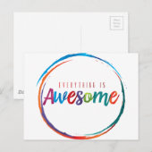 万事素晴らしだ ポストカード (正面/裏面)