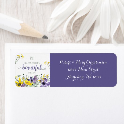 万事美 – Ecc 3:11 ラベル (インサイチュ)