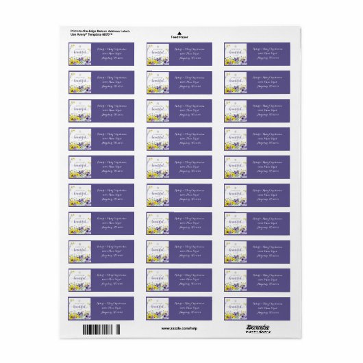 万事美 – Ecc 3:11 ラベル (フルシート)