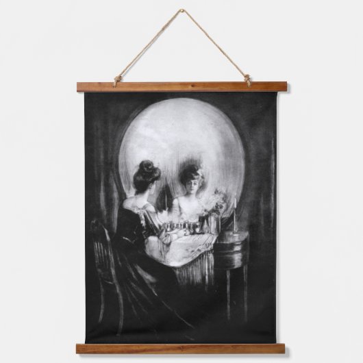 万事虚栄心あり 吊り下げ型タペストリー (正面)