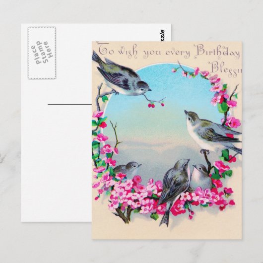 万事誕生日 ポストカード (正面/裏面)