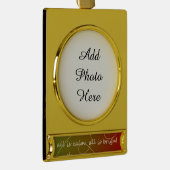 万事閑静なり ゴールドプレートバナーオーナメント (右)