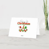 万事閑静なり | フォトクリスマス 箔シーズンカード (裏面)