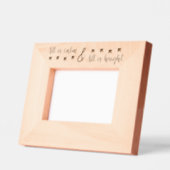 万事閑静 レーザー彫刻フレーム (左)