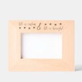 万事閑静 レーザー彫刻フレーム (正面)