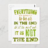 万事順調に進む。 ポストカード (正面/裏面)