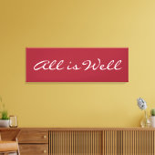 万事順調、キャンバスプリント感動的引用文 キャンバスプリント (インサイチュ (リビング))