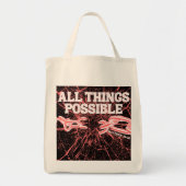 万事 – Matthew 19:26 トートバッグ (正面)