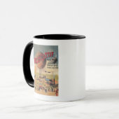 万博のポスターに描かれた脱脂気球 マグカップ (正面左)