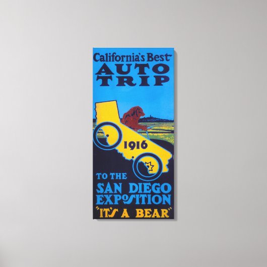 万博の宣伝ポスター キャンバスプリント (正面)