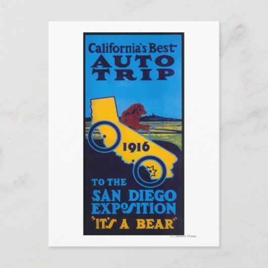 万博の宣伝ポスター ポストカード (正面)