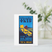 万博の宣伝ポスター ポストカード (スタンド正面)