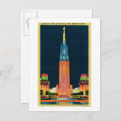 万博タワー、太陽への尖塔 ポストカード (正面/裏面)