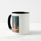 万博タワー、太陽への尖塔 マグカップ (正面左)