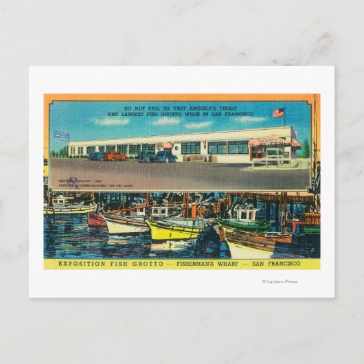 万博魚群島の見解 ポストカード (正面)