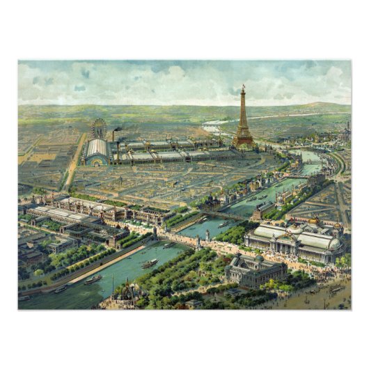 万博1900パリフランス フォトプリント            (正面)