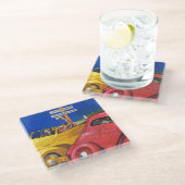 万国博覧会かバスト ガラスコースター (アングル)