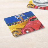 万国博覧会かバスト スクエアペーパーコースター (アングル)