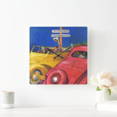 万国博覧会かバスト スクエア壁時計 (ホーム)