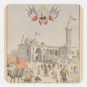 万国博覧会のアルジェリア館 スクエアシール (正面)