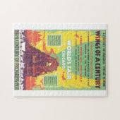 万国博覧会のシカゴのヴィンテージ旅行ポスターアートワーク ジグソーパズル (横)