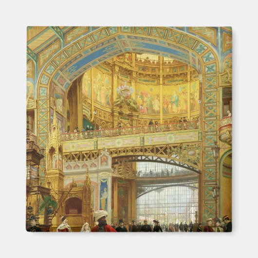 万国博覧会の中心ドーム マグネット (正面)