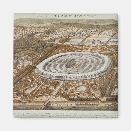 万国博覧会宮殿 マグネット (正面)