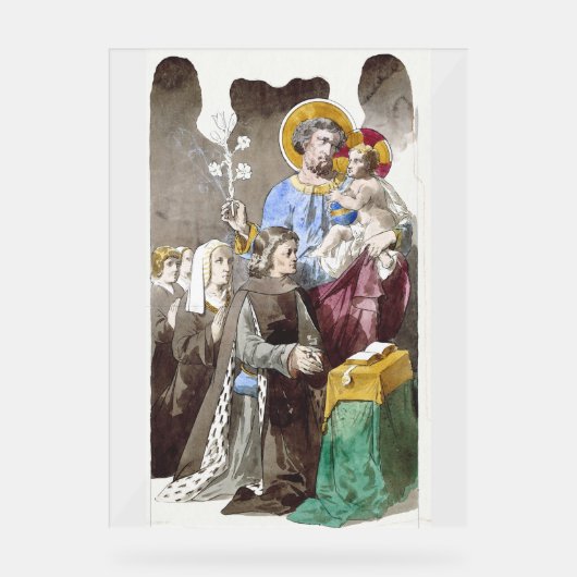 万国教会の聖ヨセフの守護者 アクリルサイン (正面)