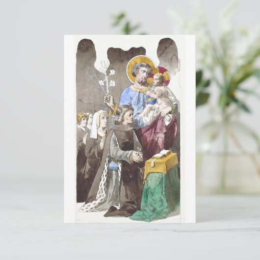 万国教会の聖ヨセフの守護者 サンキューカード (スタンド正面)