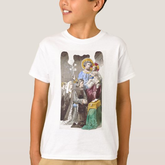 万国教会の聖ヨセフの守護者 Tシャツ (正面)