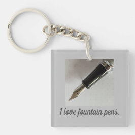 万年筆が好き キーホルダー