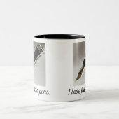 万年筆が好き ツートーンマグカップ (中央)