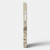 万年筆と注記付き時計面 Case-Mate iPhoneケース (裏面 / 左)