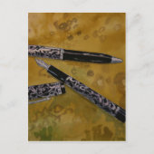 万年筆のアンティーク ポストカード (正面)