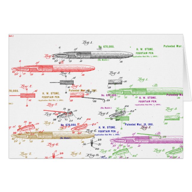 万年筆のパテント (正面横)