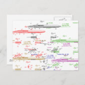 万年筆の特許 ポストカード (正面/裏面)